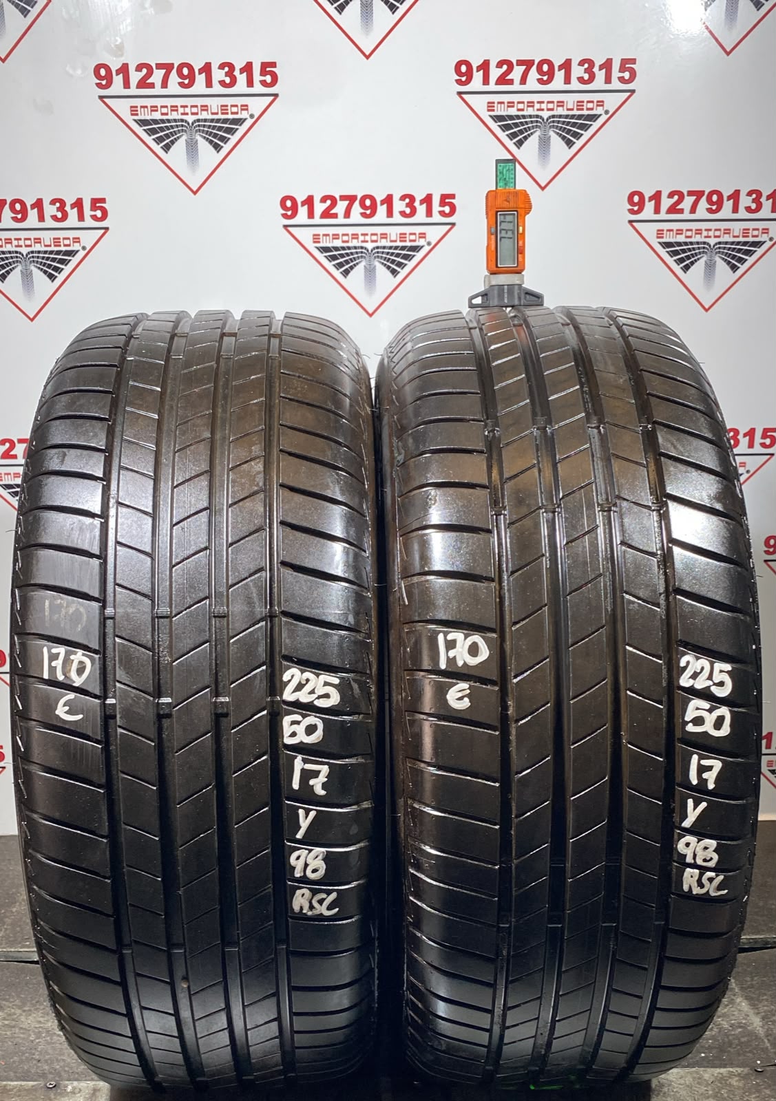 BRIDGESTONE  USADO RSC 225/50 R17 98 Y